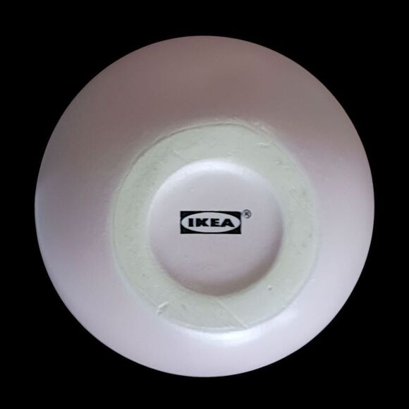 Ikea Ceramic Bud Vase Ikebana Blush Pink Round Ball Gradvis Geometric Modern - Picture 4 of 16